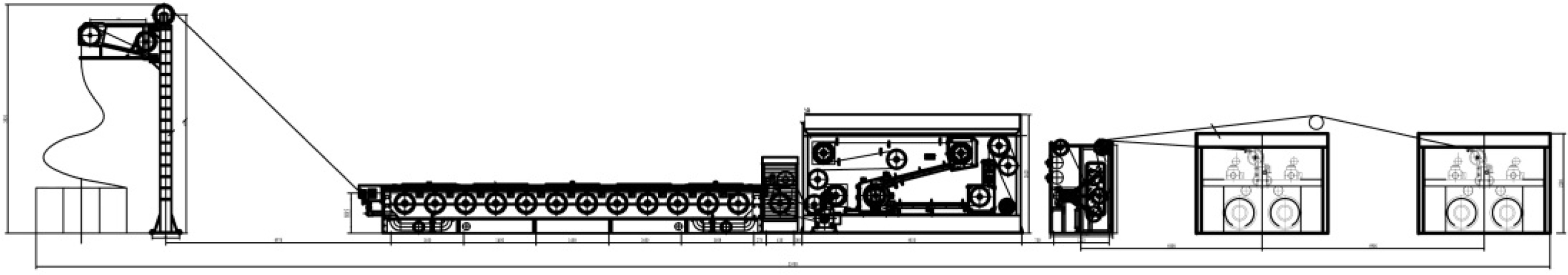 نقشه جانمایی ماشین کشش مفتول مسی نوع اسلیپ فرایند تولید سیم وکابل در ماشین ماشین کشش مفتول مسی نوع اسلیپ